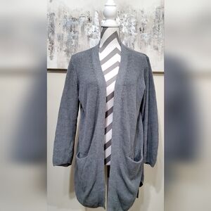 Old Navy Gray Open Front Cardigan Sweater